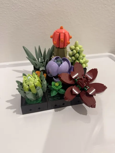 LEGO Icons Botanical Collection Succulents 10309 Complete Pre-Owned Set