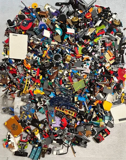 LEGO 23 lbs 14 oz Pounds Random Parts Pieces Blocks Bulk Lot Assorted Various