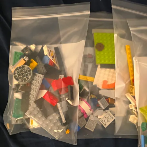 LEGO Bulk Mixed Bag Bricks & Parts, Multicolor Plastic Pieces in Polybags