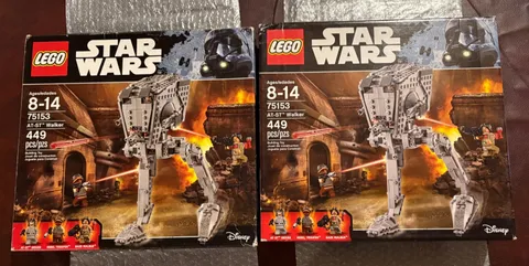 LEGO Star Wars Lot of Two 75153 AT-ST Walker Sets