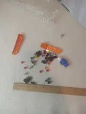 extra LEGO pieses, tools, race driver, stuff