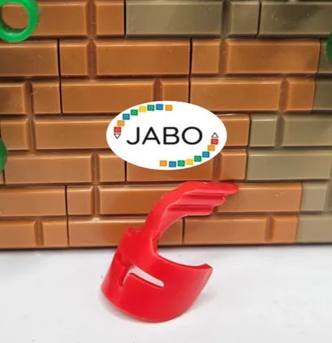 ( S12 / 21 / 14 ) LEGO Minifigure x105 Visor Castle Grille and Feather Red