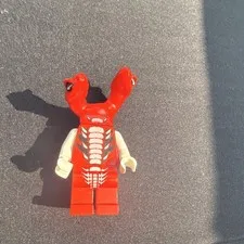 Lego Ninjago Rare Red Double Snake Ninja Guy