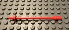 LEGO Part 2714a Red Pole 8 Long Bar with pin and Rounded End