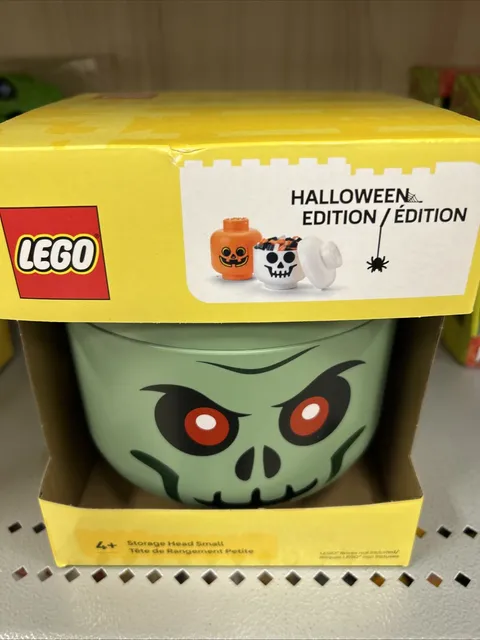 Lego Zombie Large Halloween Storage Head - New In Box - FAST SHIPPING