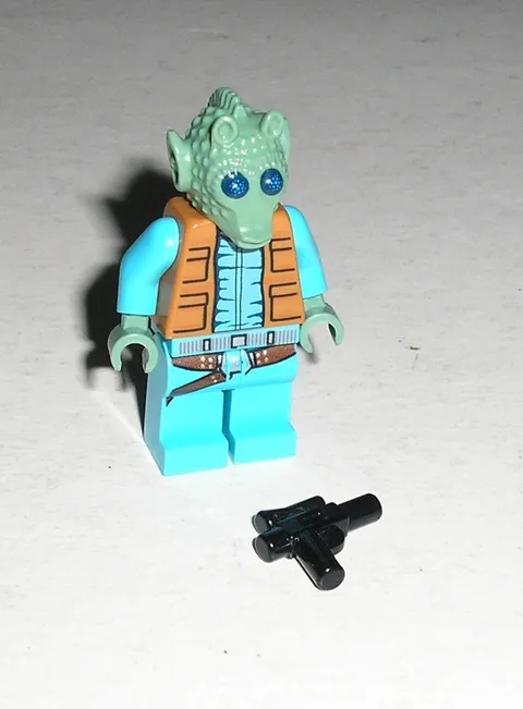 2014 Lego Star Wars GREEDO Minifigure from 75052 Mos Eisley Cantina - *Minty*