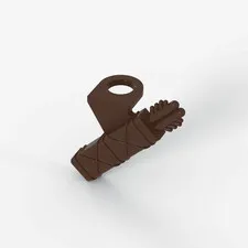LEGO® Minifigure, Body Wear: 4498 - Brown - Used