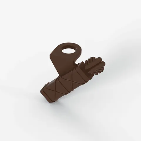LEGO® Minifigure, Body Wear: 4498 - Brown - Used