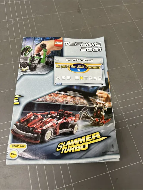 VINTAGE TOY LEGO MANUAL INSTRUCTIONS BOOKLET ART BROCHURE FLYER 2001