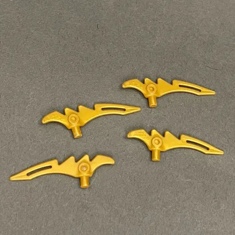 Lego 98141 Weapons Gold Replacement Parts Pieces Lot of 4