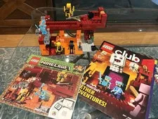 21154 LEGO Minecraft The Blaze Bridge. Complete with manual and bonus magazine! 
