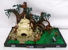 LEGO Star Wars 75330 Dagobah Jedi Training Diorama Set Incomplete