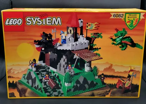 Lego 6082 Fire Breathing Fortress Castle With Minifigures, Instructions & Poster