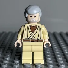 LEGO STAR WARS Obi-Wan Kenobi Minifigure 8092 sw0274 Old Ben - 3C