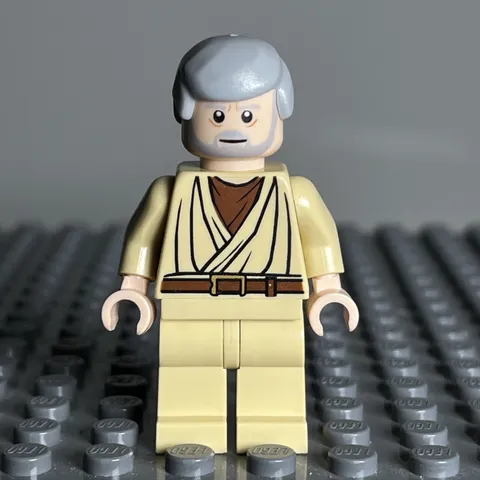 LEGO STAR WARS Obi-Wan Kenobi Minifigure 8092 sw0274 Old Ben - 3C