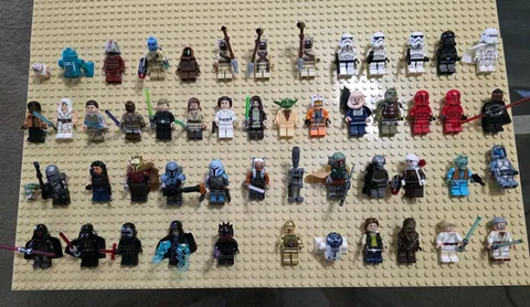 STAR WARS LEGO - CUSTOM MINIFIGS LOT - RARE - JEDI - SITH - BOUNTY HUNTERS