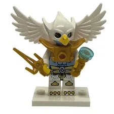 Lego Equila Minifigure Legends of Chima loc010 Eagle Tribe 70004 White Blue Gold