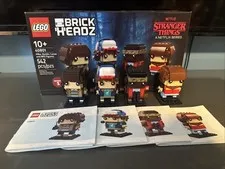 LEGO Stranger Things Brickheadz 40801 Mike, Dustin, Lucas and Will Figured Used