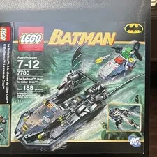 LEGO Batman 7780 The Batboat: Hunt for Killer Croc Complete Set Box 188 Pieces