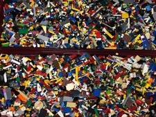 ☀️Bulk Lego Lot 100 Basic Legos: Bricks Blocks Plates Slopes Mixed Sizes & Color