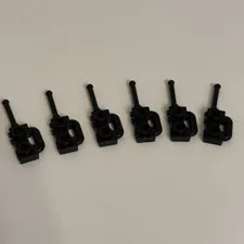 (6pcs) LEGO Black Minifigure Accessories Bulk Lot 6pc Plastic Parts LEGO 