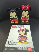 LEGO 41624 & 41625 BrickHeadz Mickey & Minnie Mouse W/Minnie Manual