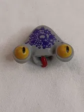 LEGO Minifigure Head Modified Alien Tongue Yellow Eyes Space Police Squidtron