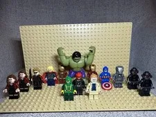 Lego Marvel Super Hero Minifigure Lot (Iron Man, hulk, Avengers, Etc)