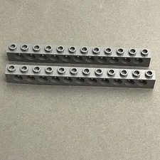 Lego 3895 Dark Gray Replacement Parts Pieces Lot of 2