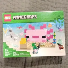 Lego Minecraft Axolotl House ALL PIECES *Msg me if you want it bulit or in bags*