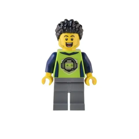 LEGO City Minifigure - Gaming Tournament Announcer - Male - Minifigure 60388