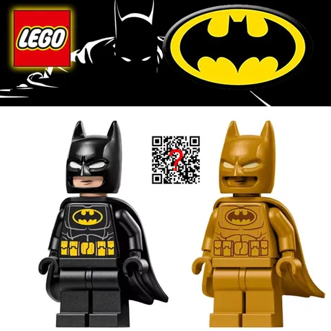 LEGO Batman Minifigures from set #76330 Batman Logo Gold Batman