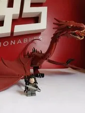 LEGO The Hobbit Smaug Dragon & Kili Minifigure Lot Lonely Mountain Set 79018