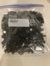 LEGO 1/2 Pound Assorted Black Parts Pieces Bulk Lot Building Blocks