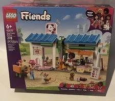 LEGO Friends Dog Treats Bakery Building Toy with Aliya and Sage Minidolls, 4 Toy