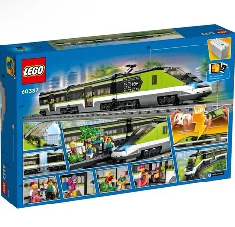 LEGO City Express Passenger Train Toy RC Lights Set #60336 NWT