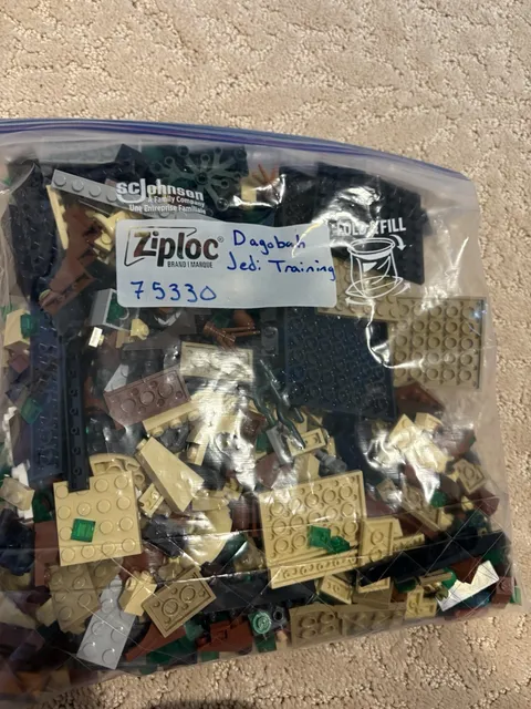 LEGO Star Wars Dagobah Jedi Training 75330 Bulk Lot Loose Pieces in Bag