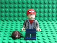 LEGO Peter Parker Minifigure Spider-Man sh0582 76129 Marvel Super Heroes HT32
