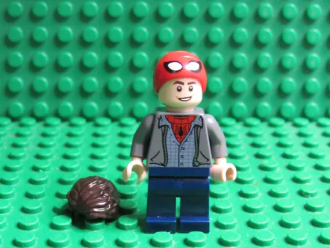 LEGO Peter Parker Minifigure Spider-Man sh0582 76129 Marvel Super Heroes HT32