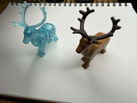 Lego Animal Reindeer Lot Of 2