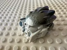 LEGO Bionicle Mask of Ice (Unity) with Marbled Flat Silver 24150pb01