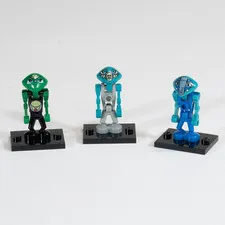 Lego Life On Mars Martian Minifigures - lom008, lom010, lom011