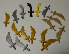 Lego Weapon Scimitar Ninjago Samurai SWORD Ninja Minifig Mini Figure