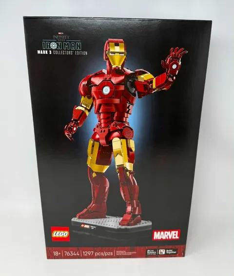 LEGO 76344 Marvel The Infinity Saga Iron Man Mark 3 Collectors Edition Set