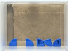 LEGO Parts - Blue Tile, Round 1 x 1 Quarter - No 25269 - QTY 5