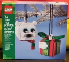 LEGO 40494 Polar Bear & Gift Pack Christmas Tree Ornament Set NEW SEALED Retired