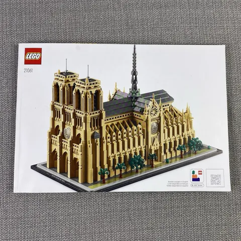 MANUAL ONLY from LEGO Architecture 21061 Notre-Dame de Paris No Bricks