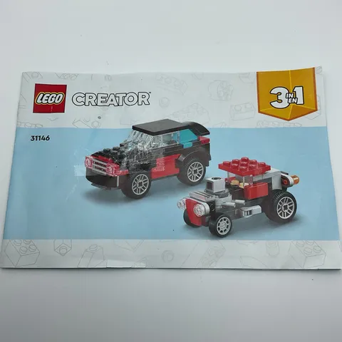 LEGO Creator 31146 Flatbed Truck with Helicopter 2024 1 Instruction Manuals Only