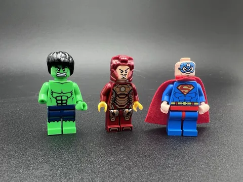 LEGO Super Heroes Assorted Minifigures Lot Superman Ironman Hulk Captain America
