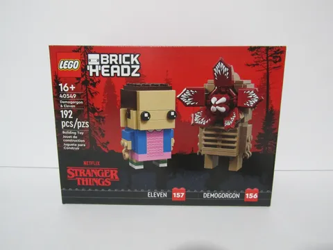 LEGO BRICKHEADZ 40549 STRANGER THINGS ELEVEN & DEMOGORGON NEW IN BOX
